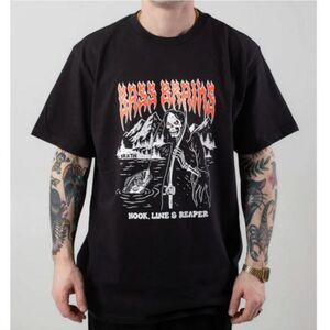Brixton Bass Brains Grim Reaper T-Shirt